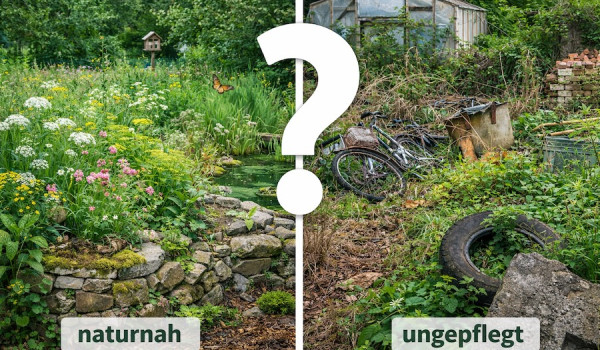 Naturnah oder ungepflegt? Ordentlich oder steril?
